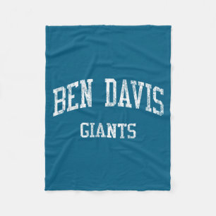 Ben davis high school hs indianapolis in vintage a fleecedecke