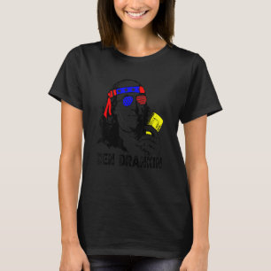 Ben Drankin 4. Juli 2022 Männer Frauen Flagge USA T-Shirt