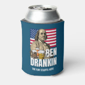 BEN DRANKIN 4. Juli Benjamin Franklin Dosenkühler (Kanne Rückseite)