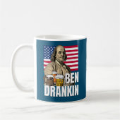 BEN DRANKIN 4. Juli Benjamin Franklin Kaffeetasse (Links)