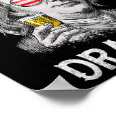 Ben Drankin 4. Juli Benjamin Franklin Men Amer Poster (Ecke)