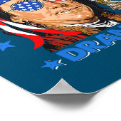 Ben Drankin 4. Juli Benjamin Franklin Men Poster (Ecke)