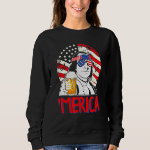 Ben Drankin 4. Juli Benjamin Franklin Men Wome Sweatshirt