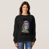 Ben Drankin 4. Juli Benjamin Franklin Men Wome Sweatshirt (Vorne ganz)