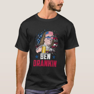 Ben Drankin 4. Juli Benjamin Franklin Men Wome T-Shirt