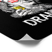 Ben Drankin 4. Juli Funny Benjamin Franklin Poster (Ecke)