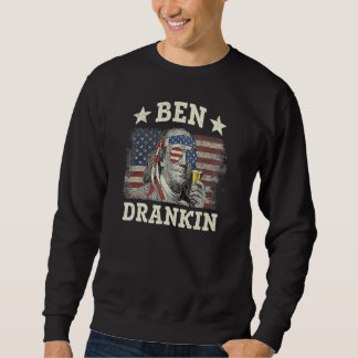 Ben Drankin 4. Juli Patriotisch 2 Sweatshirt