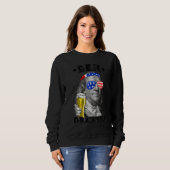 Ben Drankin Benjamin Franklin Drink Beer 4. J Sweatshirt (Vorne ganz)