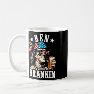 Ben Drankin Benjamin Franklin Männer Frauen 4. Jul Kaffeetasse