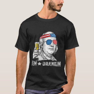 Ben Drankin - Benjamin Franklin trinkt Bier - 4. T-Shirt