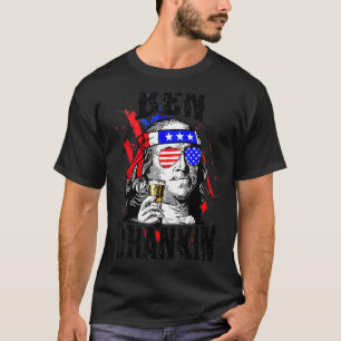 Ben Drankin Drinking Team Beer Benjamin Franklin 4 T-Shirt