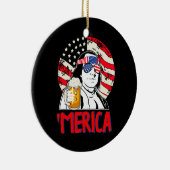 Ben Drankin Lassen Sie uns die Freude am 4. Keramik Ornament (Rechts)