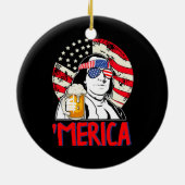 Ben Drankin Lassen Sie uns die Freude am 4. Keramik Ornament (Hinten)