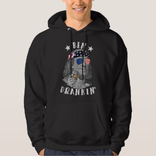 Ben Drankins Patriotic American Ben Franklin 4th O Hoodie