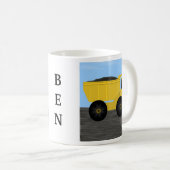 Ben Dump Truck Personalisiert Name Tasse (VorderseiteRechts)