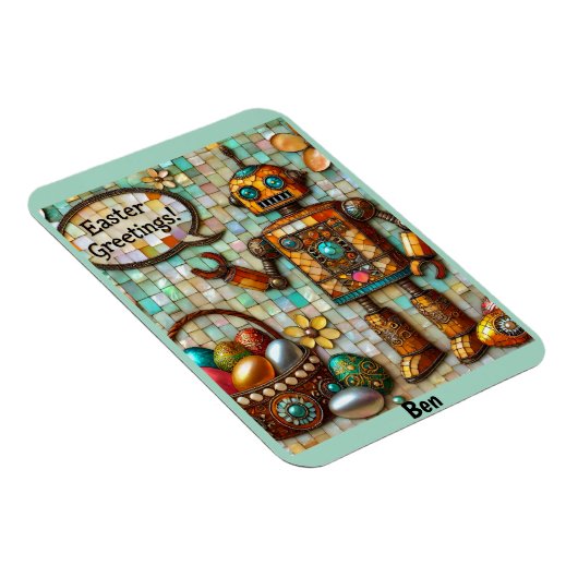 BEN ~ EASTER GREETINGS MAGNET (Rechte Seite)