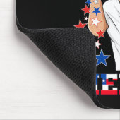 Ben Franklin 4. Juli Merica Mousepad (Ecke)