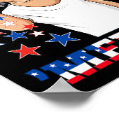 Ben Franklin 4. Juli Merica Poster (Ecke)