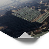 Ben Franklin Bridge Delaware River Suspension 1970 Poster (Ecke)