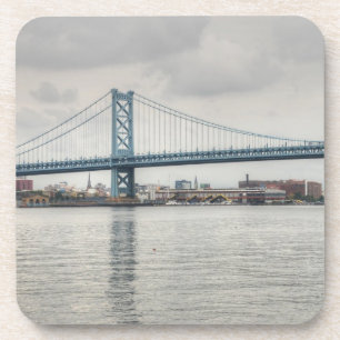 Ben Franklin Bridge Getränkeuntersetzer