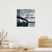 Ben Franklin bridge II Poster (Küche)