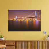 Ben Franklin Bridge Leinwanddruck (Insitu (Wohnzimmer))