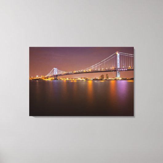Ben Franklin Bridge Leinwanddruck (Vorderseite)