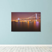Ben Franklin Bridge Leinwanddruck (Insitu (Holzboden))