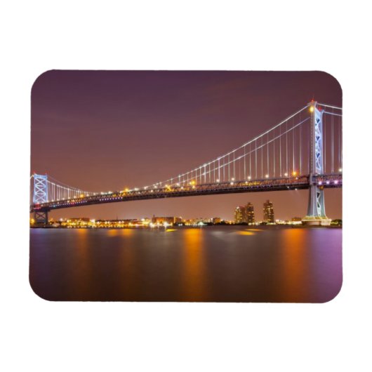 Ben Franklin Bridge Magnet (Horizontal)
