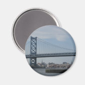 Ben Franklin Bridge Magnet (Vorderseite/Rückseite)