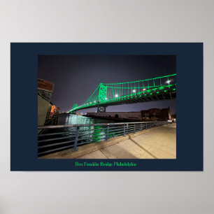 Ben Franklin Bridge Philadelphia Poster