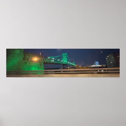 Ben Franklin Bridge Philadelphia Poster (Vorne)