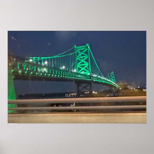 Ben Franklin Bridge Philadelphia Poster (Vorne)