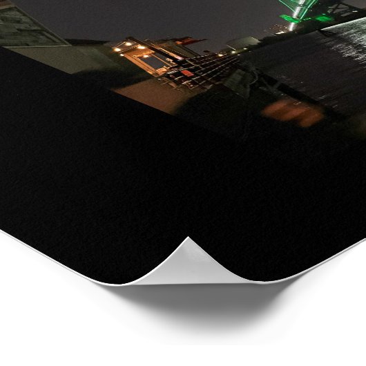 Ben Franklin Bridge Philadelphia Poster (Ecke)