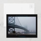 Ben Franklin Bridge Philadelphia Postkarte (Vorne/Hinten)