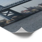 Ben Franklin Bridge Poster (Ecke)