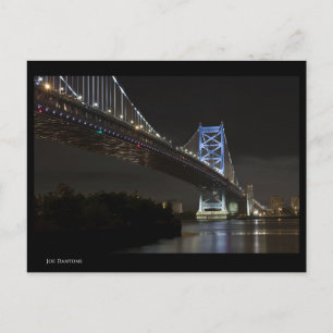 Ben Franklin Bridge Postkarte