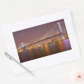 Ben Franklin Bridge Rechteckiger Aufkleber (Umschlag)
