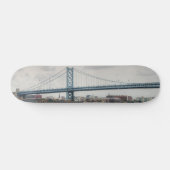 Ben Franklin Bridge Skateboard (Horizontal)