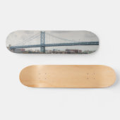 Ben Franklin Bridge Skateboard (Horizontal)