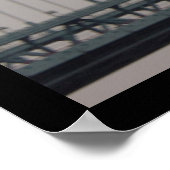 Ben Franklin Bridge Under Fog Poster (Ecke)