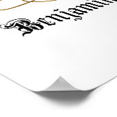 Ben Franklin - Glück Poster (Ecke)