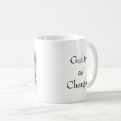 Ben Franklin Guilty als Anklage Kaffeetasse (VorderseiteRechts)
