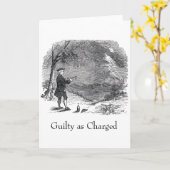 Ben Franklin Guilty als Anklage Karte (Gelbe Blume)