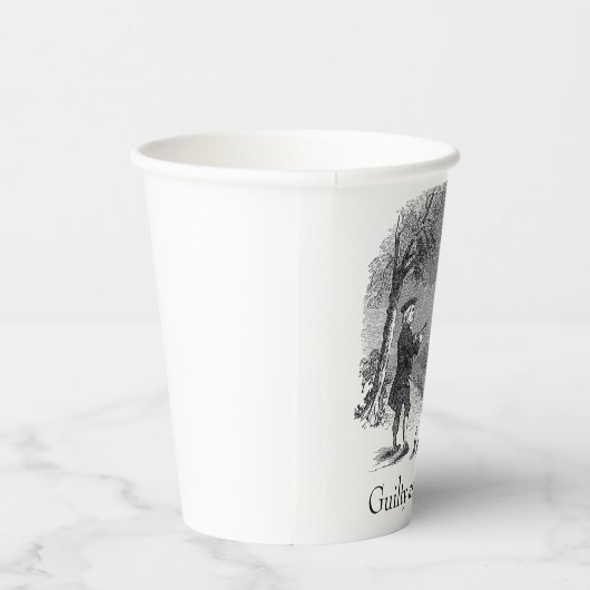 Ben Franklin Guilty als Anklage Pappbecher (Rechts)