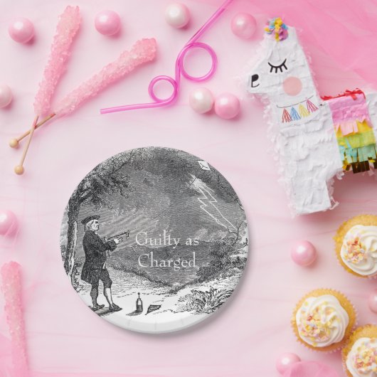 Ben Franklin Guilty als Anklage Pappteller (Party)