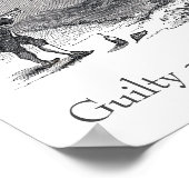 Ben Franklin Guilty als Anklage Poster (Ecke)