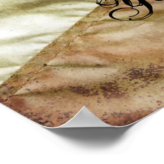 Ben Franklin Happiness Quote Poster (Ecke)