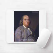 Ben Franklin "Liebe Thy Neibhbor Aber.." Kostenvor Mousepad (Mit Mouse)