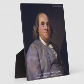 Ben Franklin "Liebe Thy Neighbor" Fotoplatte (Seite)